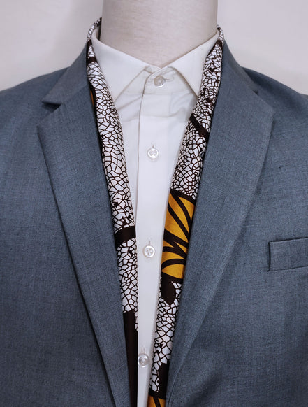 Autumn to Remember - Silk Men Scarf by Monzoro – view 4