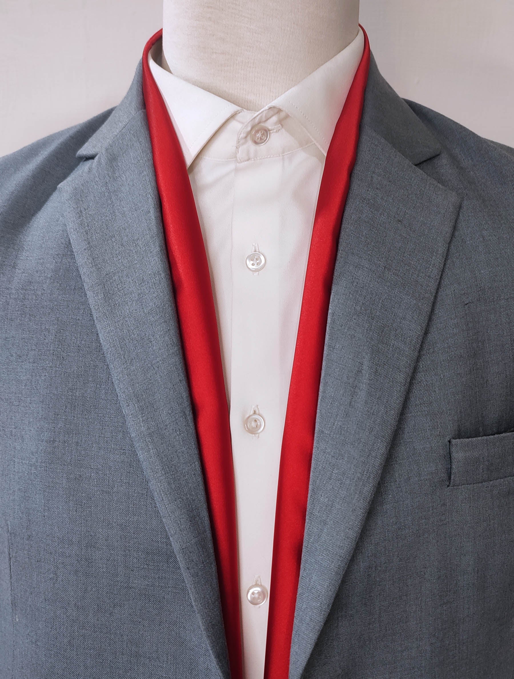Valentine Red - Silk Scarf by Monzoro – view 4