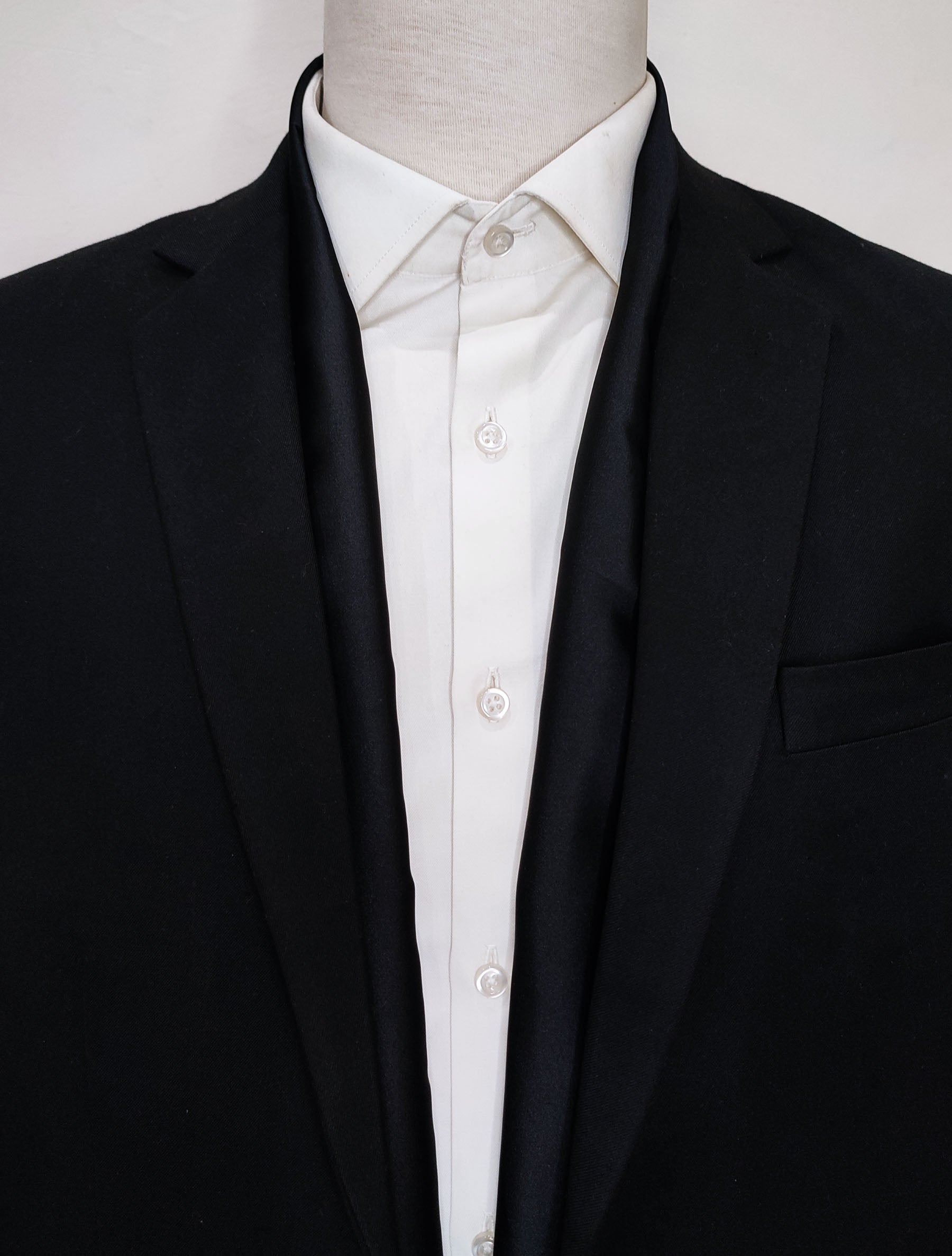 The Black Matter - Silk Men Scarf by Monzoro – view 4