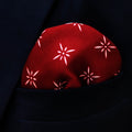 Twinkle Maroon Silk Pocket Square by Monzoro – view 4