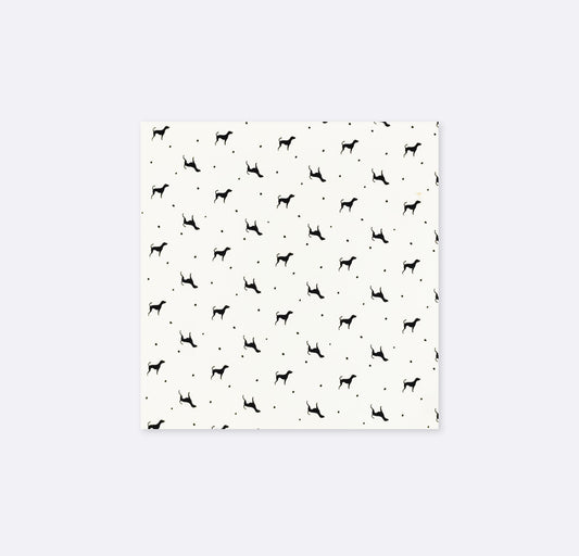 Who Let The Dogs Out - Silk Pocket Square