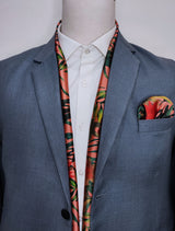 GLORY GARDEN - SILK SCARF AND POCKET SQUARE SET