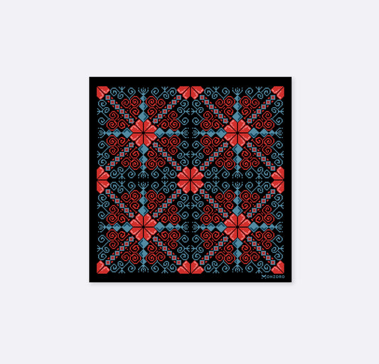 Kaleidoscope Silk Pocket Square
