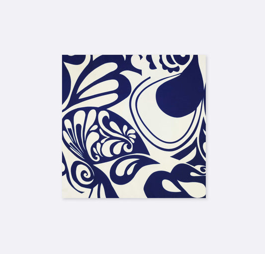 The Blue Chronicles Silk Pocket Square