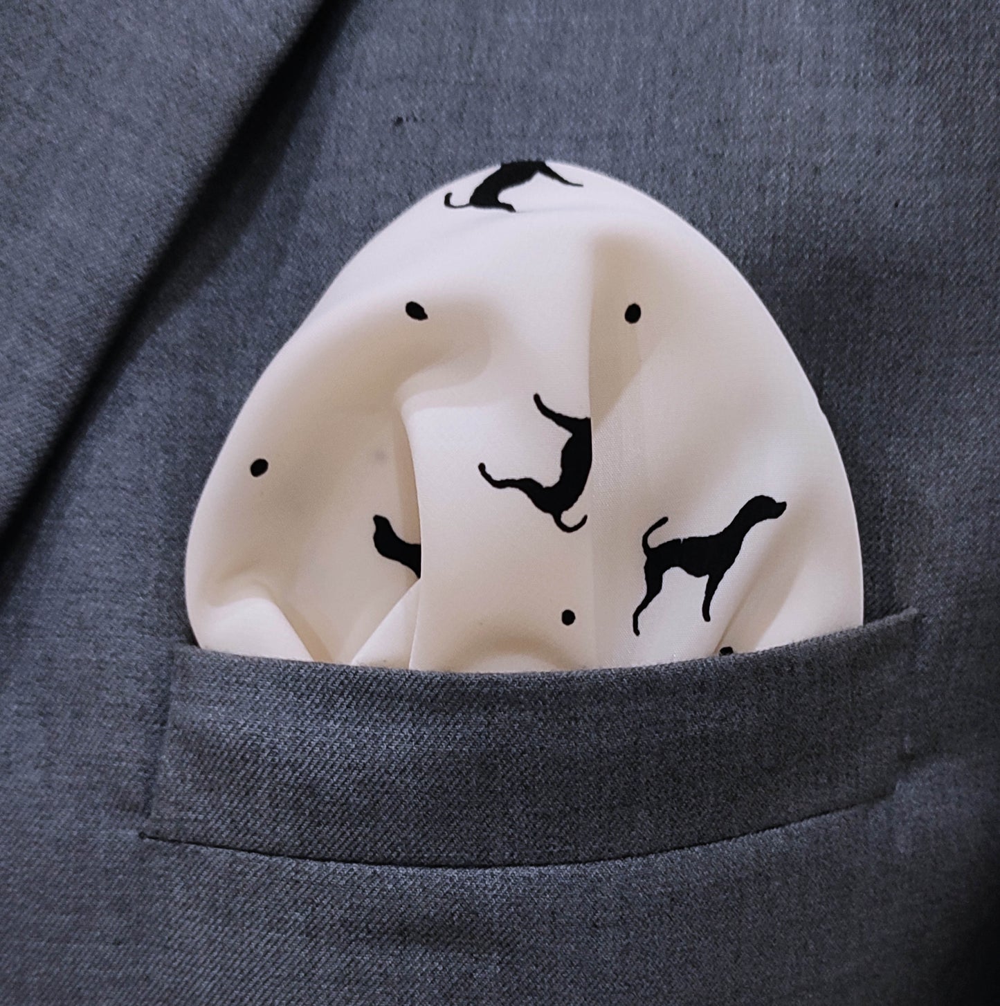Who Let The Dogs Out - Silk Pocket Square