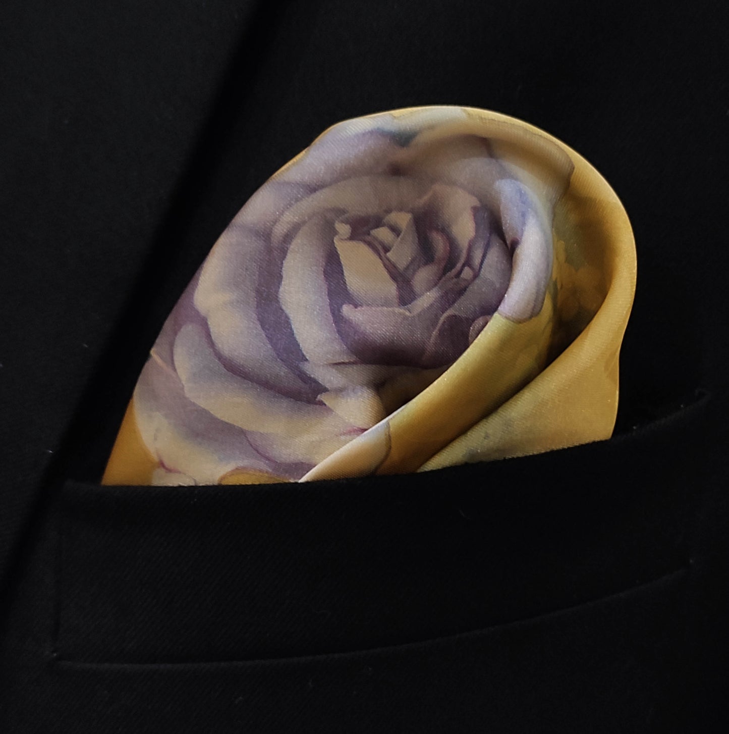The Rose Bloom Silk Pocket Square