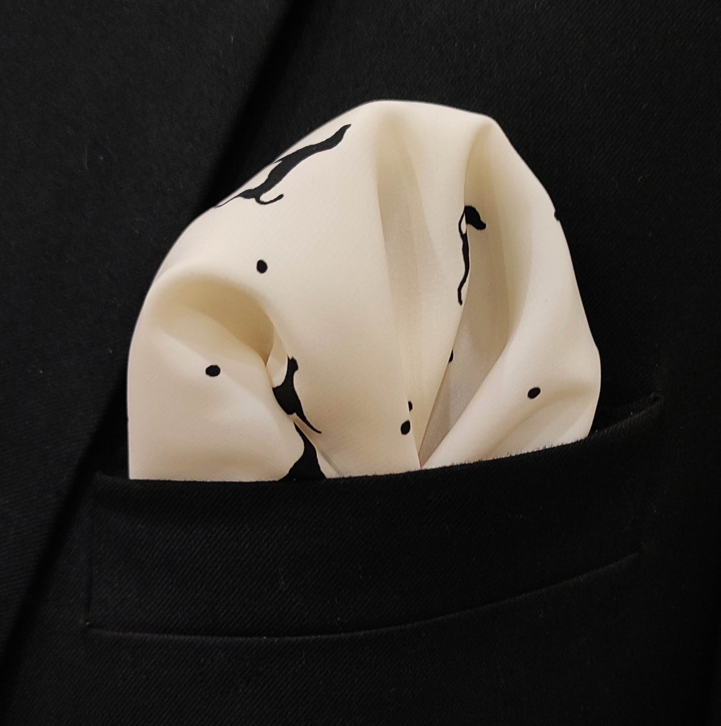 Who Let The Dogs Out - Silk Pocket Square