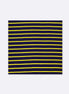 Blue and Gold Stripes - Silk Pocket Square by Monzoro
