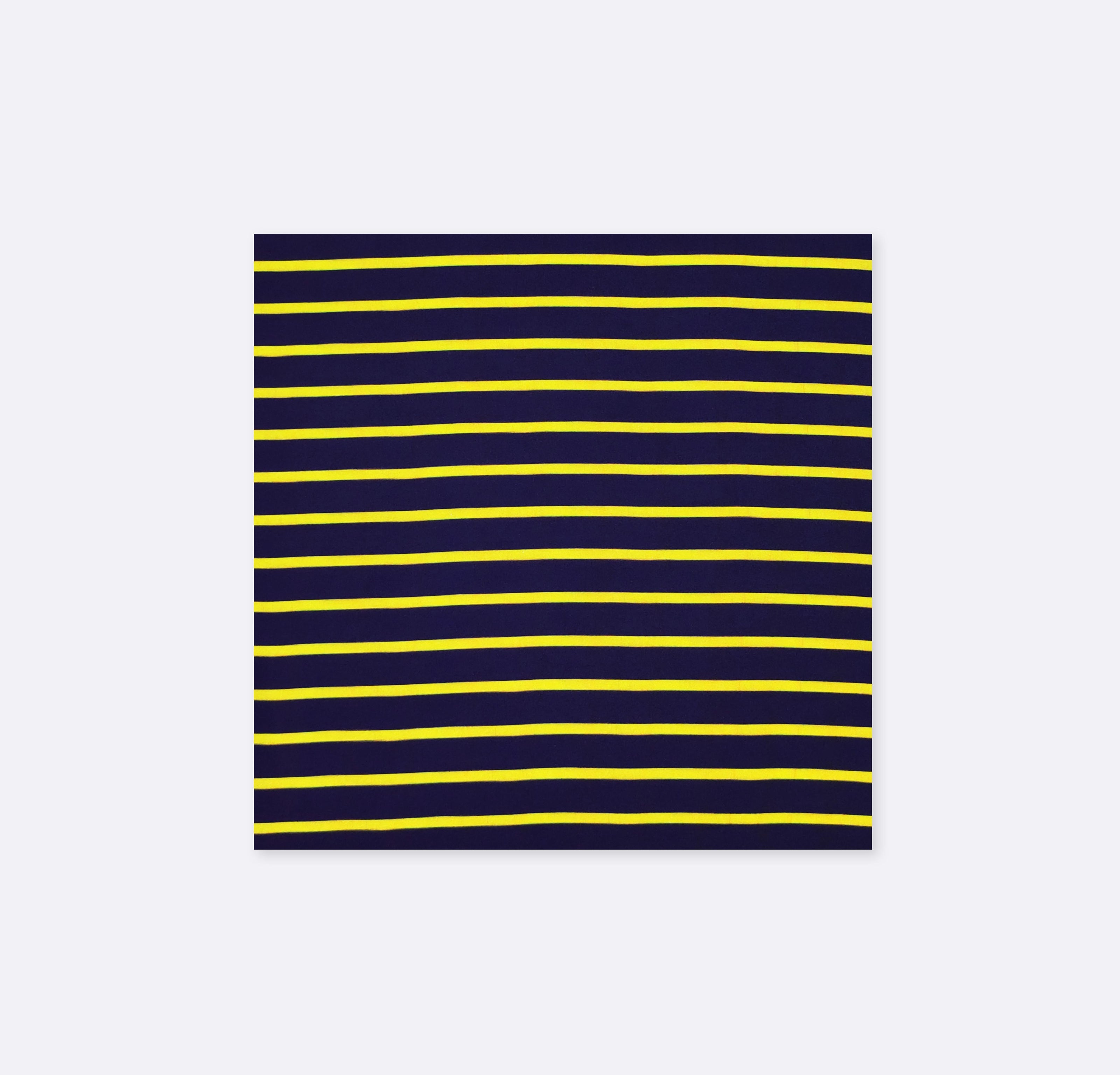Blue and Gold Stripes - Silk Pocket Square by Monzoro
