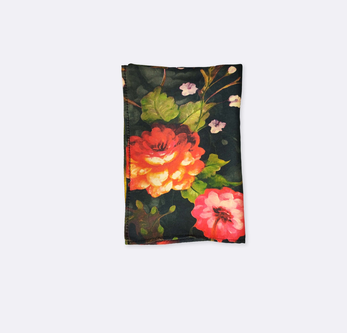 The Black Garden Silk Pocket Square