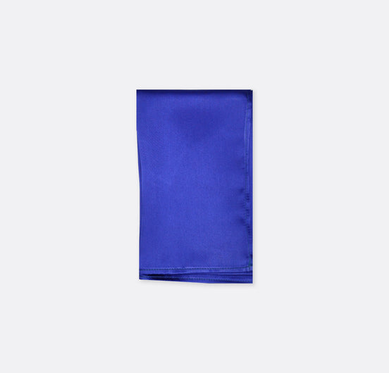 Royal Blue - Silk Pocket Square by Monzoro – view 2