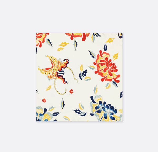 The Chinese Garden Silk Pocket Squares