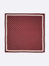 Dark Maroon with White Polka Dots - Silk Pocket Square - Pocket Squares | Monzoro