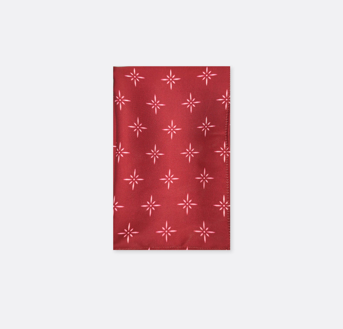 Twinkle Maroon Silk Pocket Square by Monzoro – view 2