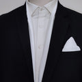 Pearl White Paradigm - Silk Scarf and Pocket Square Set by Monzoro