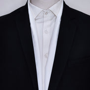 Pearl White Paradigm - Silk Men Scarf by Monzoro – view 3