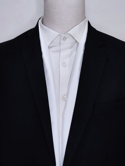 Pearl White Paradigm - Silk Men Scarf by Monzoro – view 3