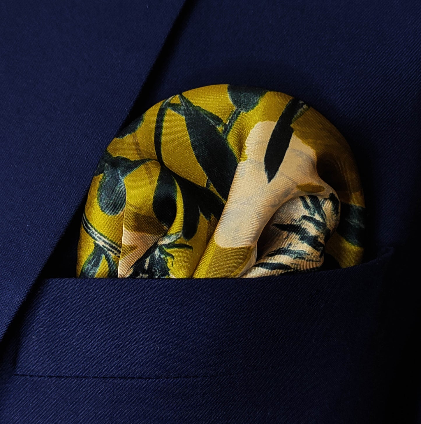 The Tinted Garden Silk Pocket Square