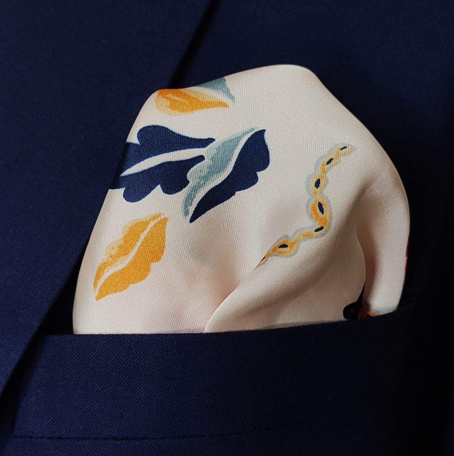 The Chinese Garden Silk Pocket Square