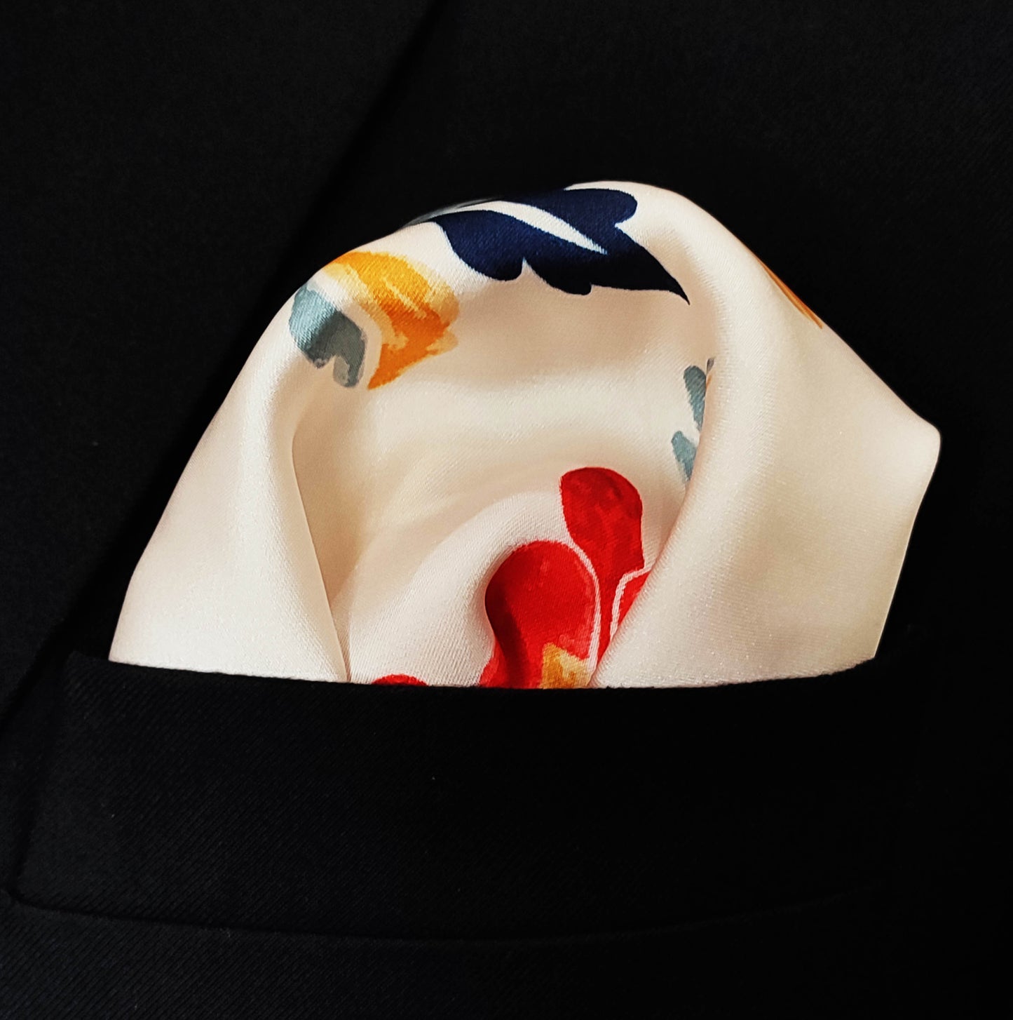The Chinese Garden Silk Pocket Square