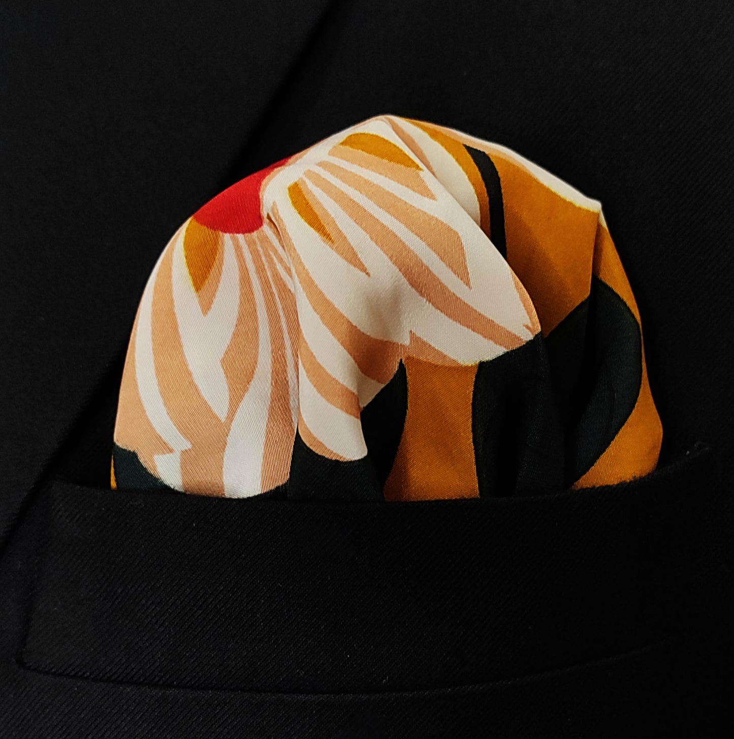 Bright Sunny Spring Matt Silk Pocket Square