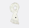 Pearl White Paradigm - Silk Men Scarf by Monzoro
