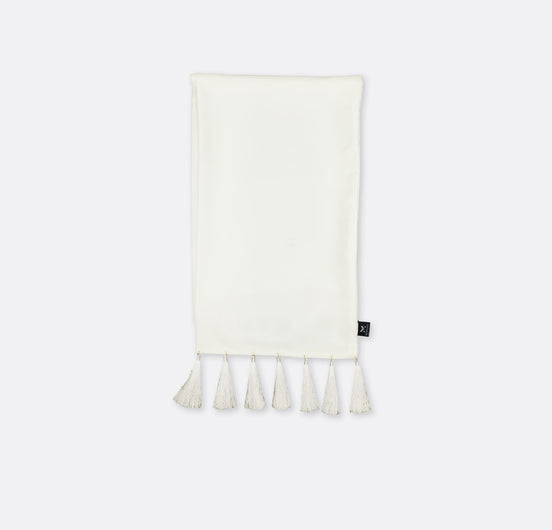 Pearl White Paradigm - Silk Men Scarf by Monzoro – view 2