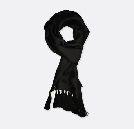 The Black Matter - Silk Men Scarf by Monzoro