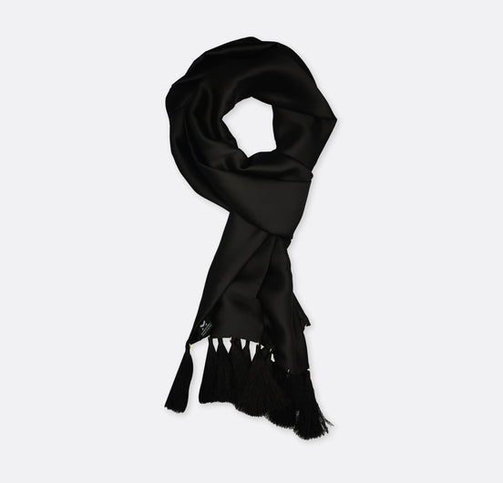 The Black Matter - Silk Men Scarf by Monzoro