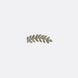 Barley Leaf Silver Lapel Pin by Monzoro