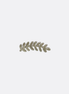 Barley Leaf Silver Lapel Pin by Monzoro