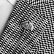 Ginkgo Flower Silver Lapel Pin by Monzoro – view 5
