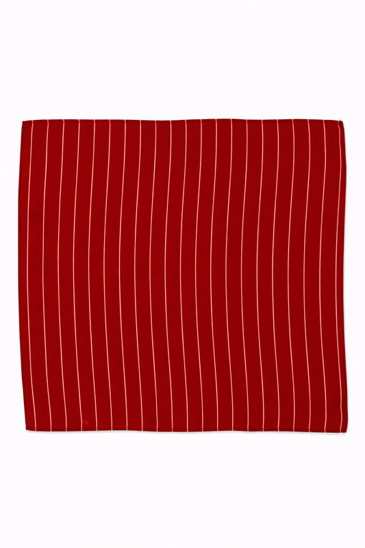 Heritage Lines Silk Pocket Square by Monzoro