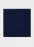 Deep Navy Silk Pocket Square