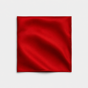 Deep Red Silk Pocket Square