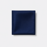 Deep Navy Silk Pocket Square