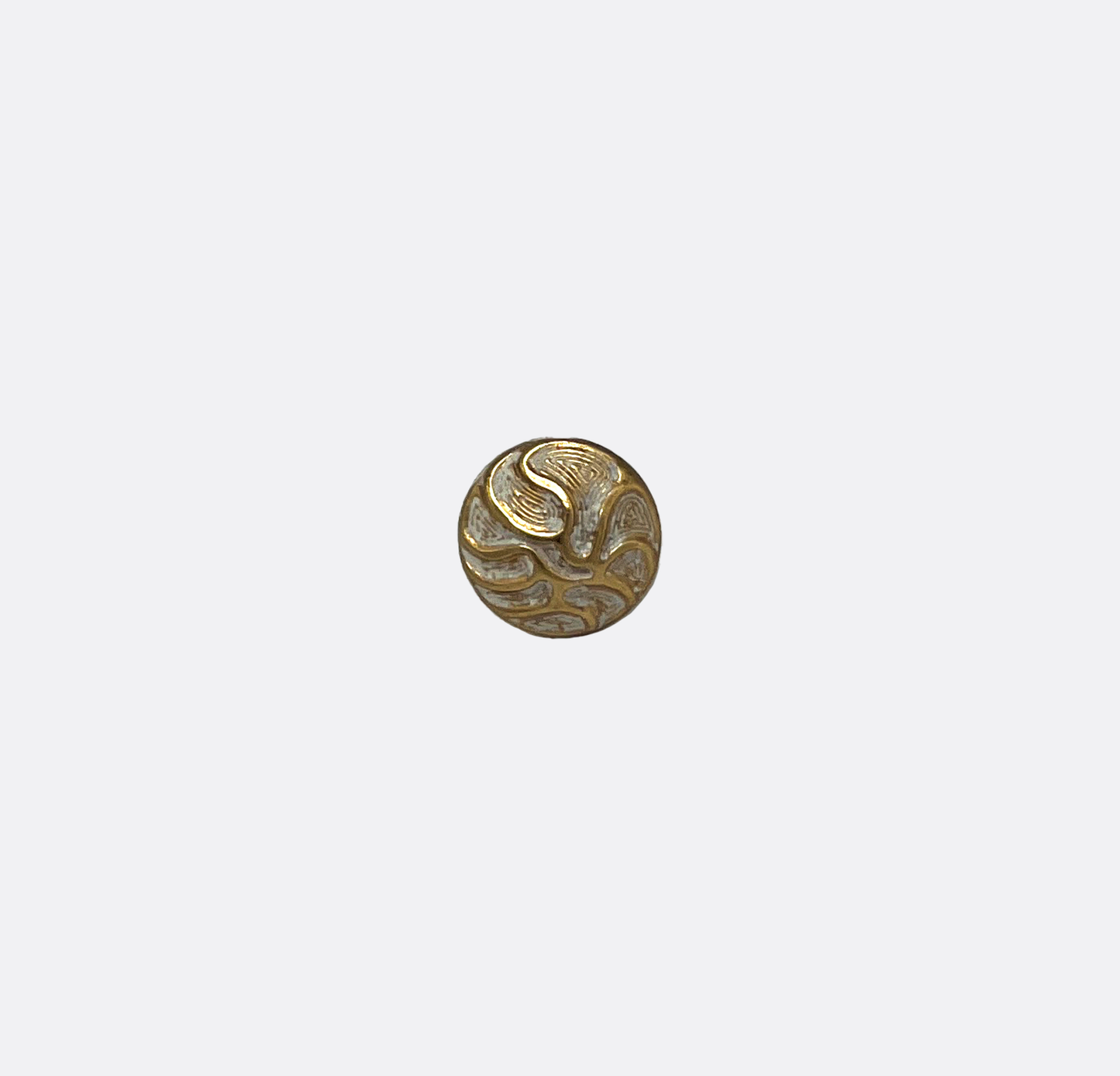 Golden Scallop Lapel Pin by Monzoro