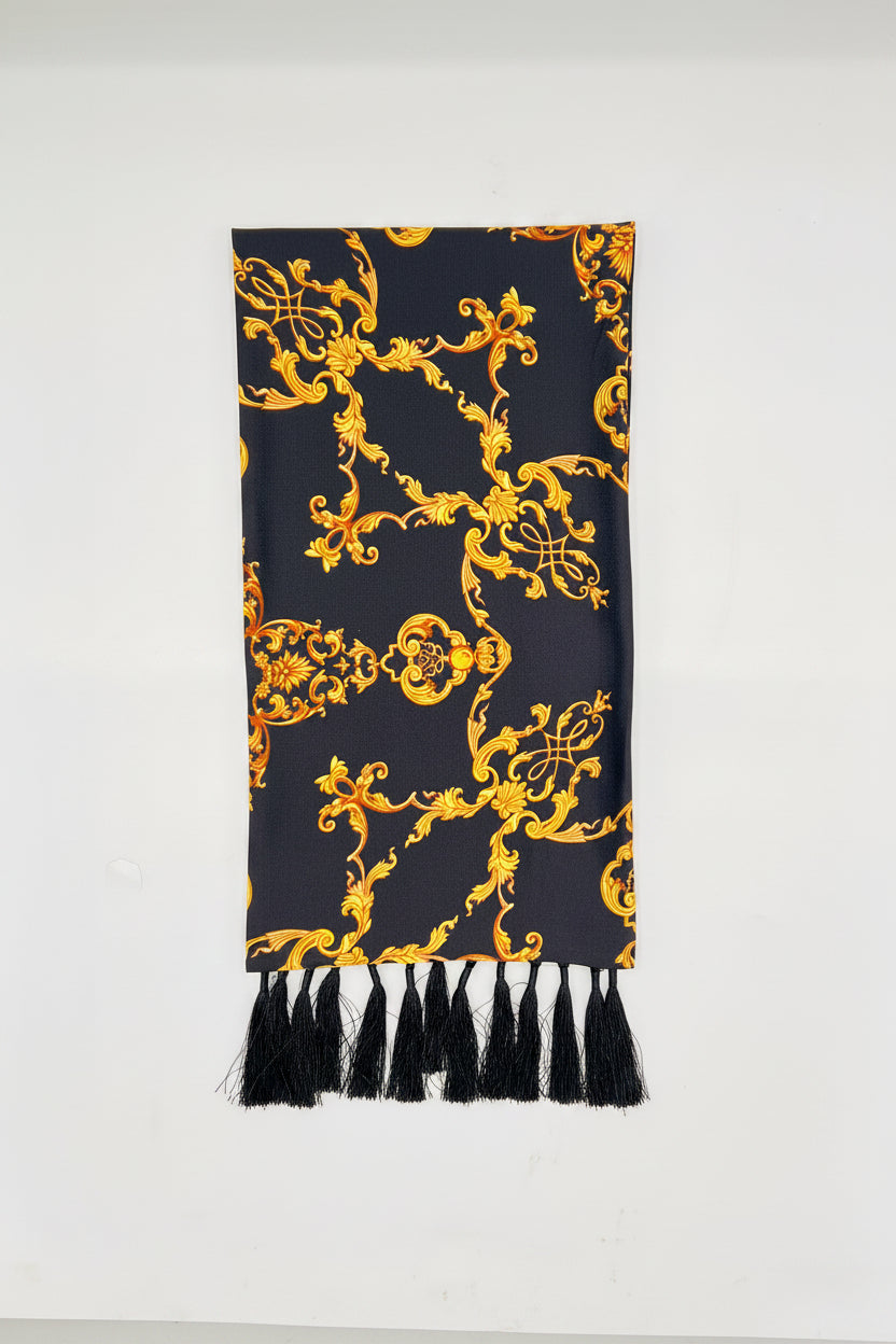 Baroque Elegance Silk Scarf