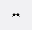 Retro Specs Black and Silver Lapel Pin by Monzoro