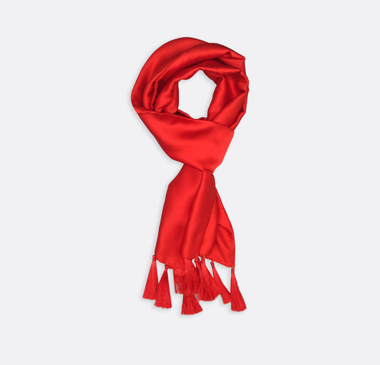 Valentine Red - Silk Scarf