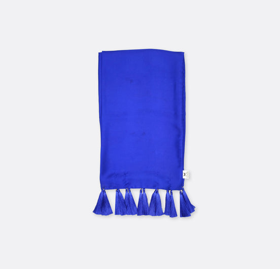 Royal Blue - Silk Scarf by Monzoro – view 2