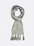 Metallic Grey - Silk Scarf by Monzoro