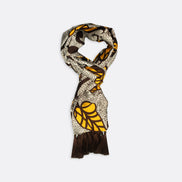 Autumn to Remember - Silk Men Scarf by Monzoro