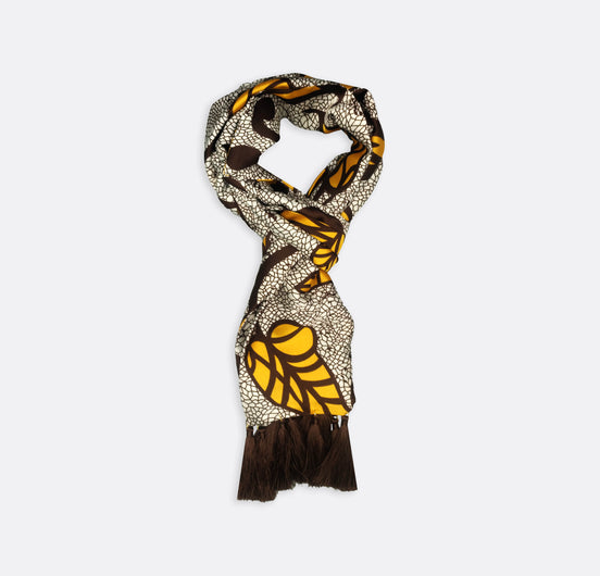 Autumn to Remember - Silk Men Scarf by Monzoro