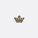 The Crown Brass Lapel Pin by Monzoro