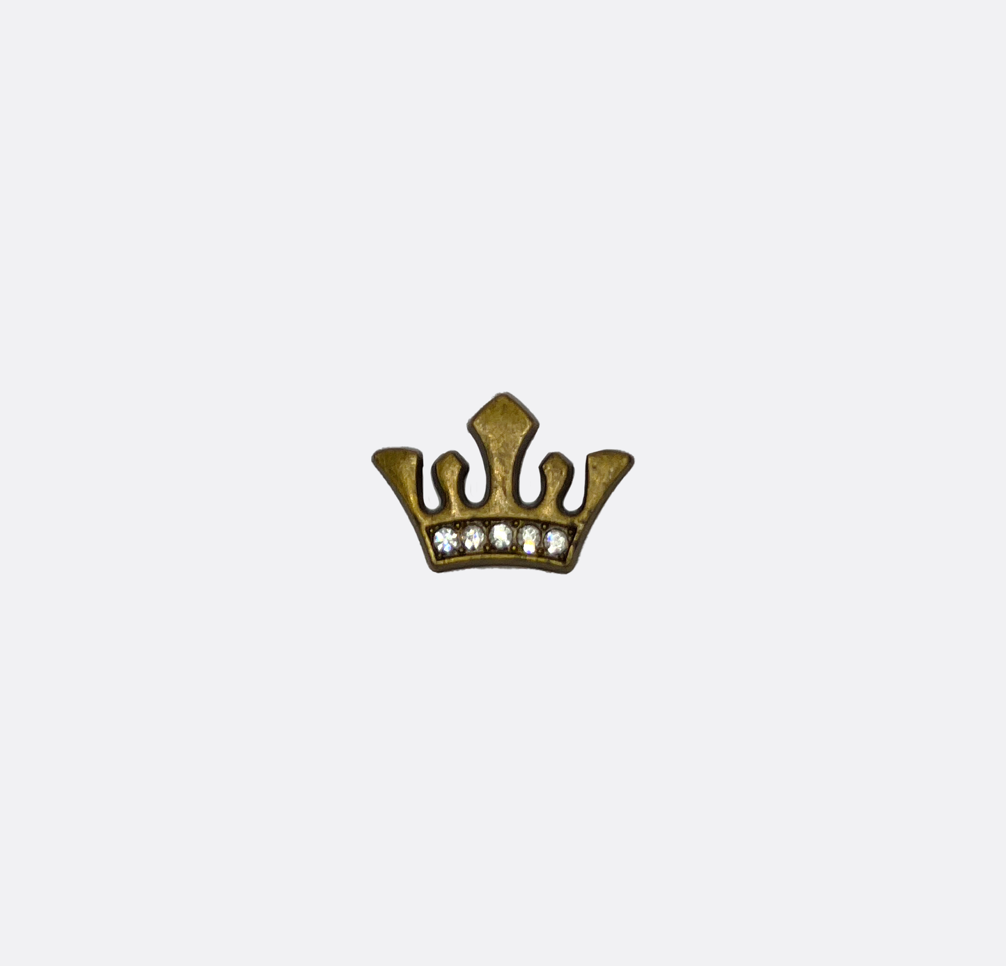 The Crown Brass Lapel Pin by Monzoro