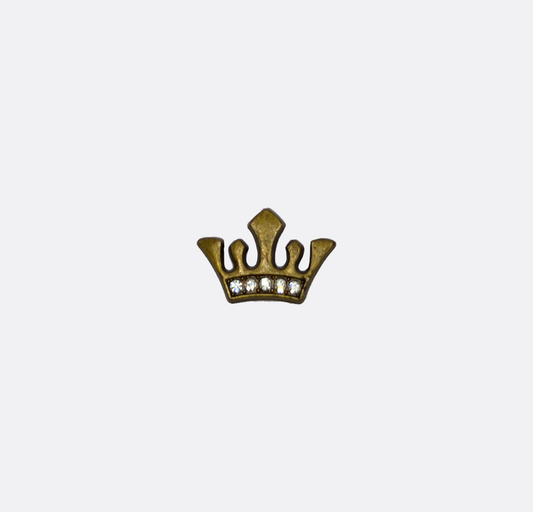 The Crown Brass Lapel Pin by Monzoro