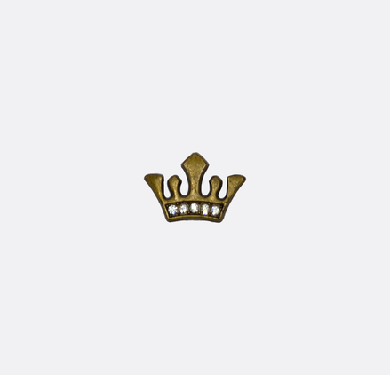 The Crown Brass Lapel Pin by Monzoro