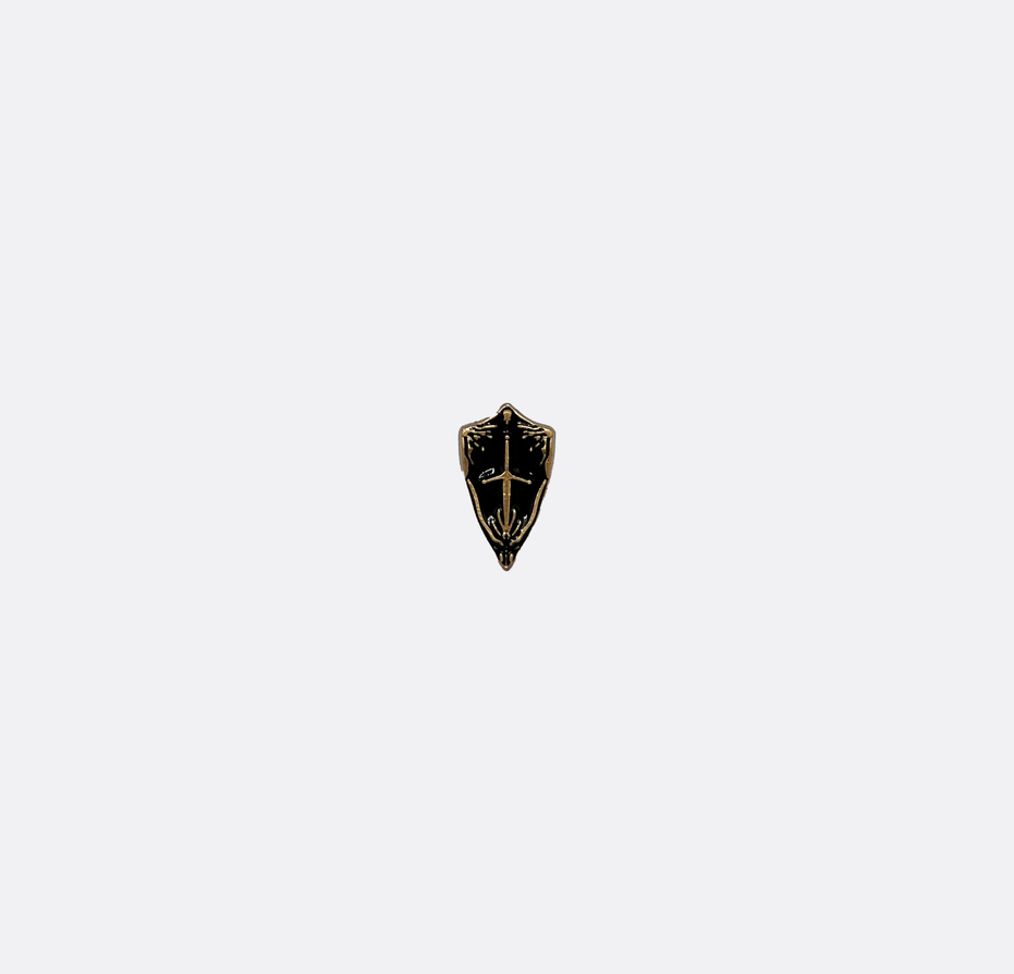The Ottoman Shield Lapel Pin by Monzoro