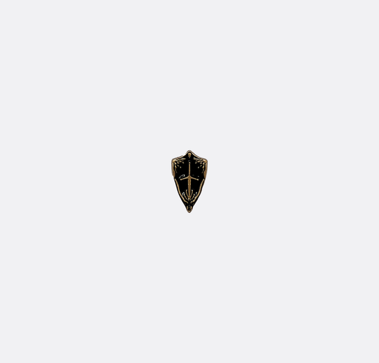 The Ottoman Shield Lapel Pin by Monzoro